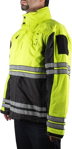 سترة Hi-Vis شديدة التحمل للرجال - سترة Lancer Work Utility & Safety in Kuwait