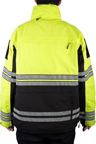 سترة Hi-Vis شديدة التحمل للرجال - سترة Lancer Work Utility & Safety in Kuwait