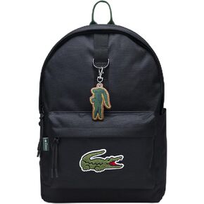 Lacoste Accessories Classic Backpack, Green Croc, O/S in Saudi Arabia