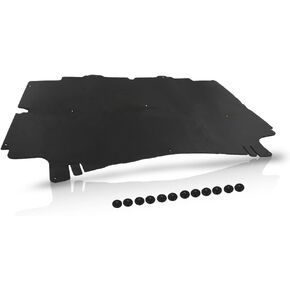 Hood Insulation Pad 1/2" Heat Blanket with Clips Compatible with 2002-2009 Dodge Ram 2500 3500 Black in Saudi Arabia