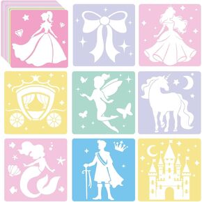 36 قطعة استنسل رسم ربيعي للأطفال مقاس 8 بوصات استنسل طباشير الرصيف لوحة كبيرة قابلة للغسل وقابلة لإعادة الاستخدام للحديقة تحت عنوان قالب الشكل الأساسي للأطفال الصغار في مرحلة ما قبل المدرسة in Kuwait