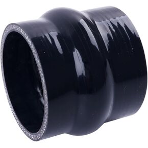 Silicone Straight Hump Coupler Hose, 4-Ply, 5.4mm Wall Thickness, 3'' Length(76mm) 11 Colors (Gloss Black, ID 4'' (102mm)) in Saudi Arabia