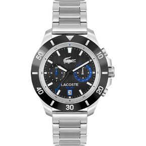 Lacoste Toronga Men's Multifunction Watch, Stainless Steel Wristband, Water Resistant up to 5ATM/50 Meters, Sporty Styled Watch for Him, 44mm in Saudi Arabia