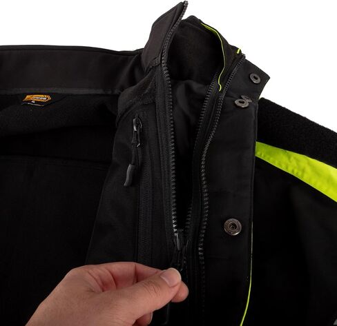 Men's Hi-Vis Heavy Duty Parka - Lancer Work Utility & Safety Jacket in Saudi Arabia