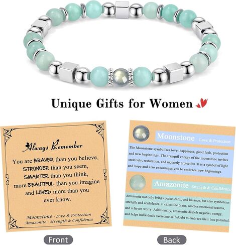 JoycuFF 𝗠𝗼𝗼𝗻𝘀𝘁𝗼𝗻𝗲 𝗕𝗿𝗮𝗰𝗲𝗹𝗲𝘁، هدايا عيد الميلاد وعيد الحب وعيد الأم للنساء والأم والابنة والحفيدة وابنة الأخت in Saudi Arabia