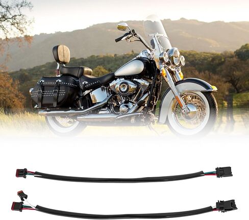 مجموعة تمديد سلك المقود مقاس 12.5 بوصة تناسب Harley Softail 2011-2025، Harlry Dynas 2012-2025، Harley Touring Sportsters 2014-2025، دائرة CAN Bus، قطعتان in Saudi Arabia