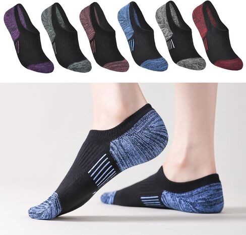 جوارب No Show Socks للسيدات ذات قصة منخفضة على شكل قارب، جوارب رياضية مبطنة للجري in Saudi Arabia