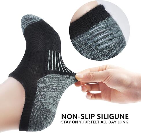 جوارب No Show Socks للسيدات ذات قصة منخفضة على شكل قارب، جوارب رياضية مبطنة للجري in Saudi Arabia