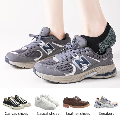 جوارب No Show Socks للسيدات ذات قصة منخفضة على شكل قارب، جوارب رياضية مبطنة للجري in Saudi Arabia