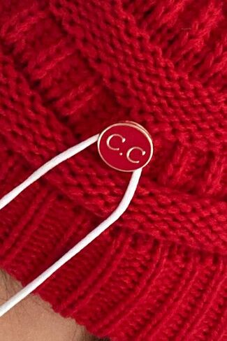 ScarvesMe Women Men Solid Color Ribbed Beanie Hat with Button for Mask in Kuwait