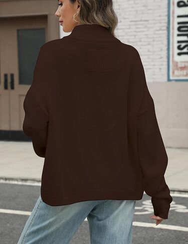 Sweater Cardigan Women Long Sleeve Fall Button Down Knit Tops Casual Loose Outerwear Coats in Saudi Arabia