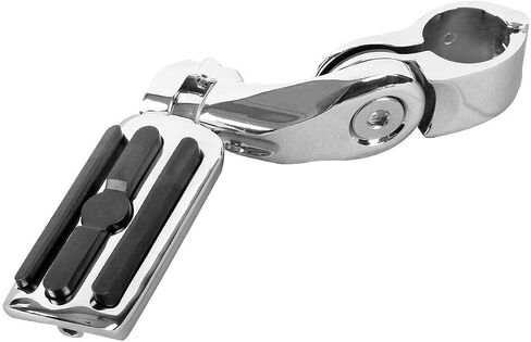TCMT Chrome 1.25" 3.2cm Adjustable Highway Foot Pegs Footpeg Fits For Harley Touring Road King Street Glide Road Glide Electra Glide Softail Sportster XL 883 1200 Dyna with 1.25" Engine Guards in Saudi Arabia