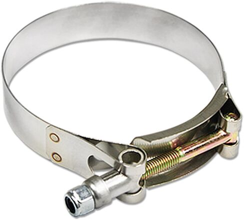 Auto Dynasty 4 inches Zinc Coated Stainless Steel T-Bolt Clamp (Pack of 4) in Saudi Arabia