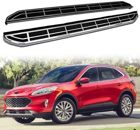 لوحات الجري بدواسات الخطوات الجانبية Nerf Protector Bar يناسب Ford Escape 2020-2022 in Saudi Arabia