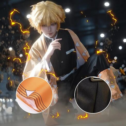 Anime Cosplay Costume Kids Uniform, Halloween Kimono Role Play Outfit Set for Boys and Girls in Saudi Arabia