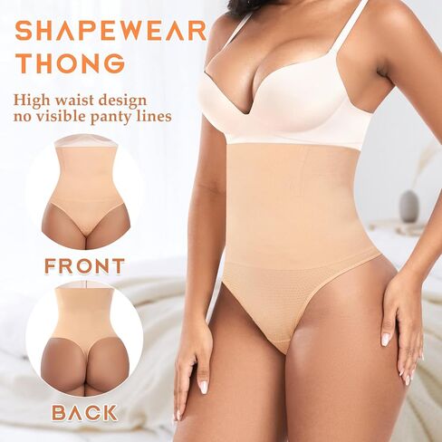 Thong Shapewear for Women Tummy Control Seamless High Waist Body Shaper Underwear Shaping Panties in Saudi Arabia