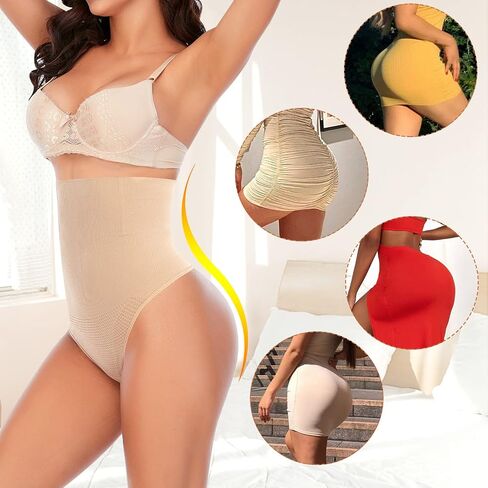 Thong Shapewear for Women Tummy Control Seamless High Waist Body Shaper Underwear Shaping Panties in Saudi Arabia