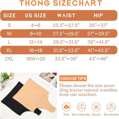 Thong Shapewear for Women Tummy Control Seamless High Waist Body Shaper Underwear Shaping Panties in Saudi Arabia