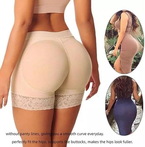 2PCS Women Butt Lifting Panties Lace Classic Daily Wear Body Shaper Butt Lifter Panty Tummy Control Shapewear in Saudi Arabia