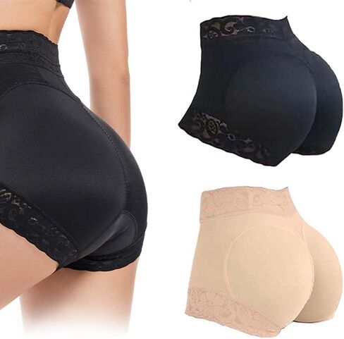 2PCS Women Butt Lifting Panties Lace Classic Daily Wear Body Shaper Butt Lifter Panty Tummy Control Shapewear in Saudi Arabia