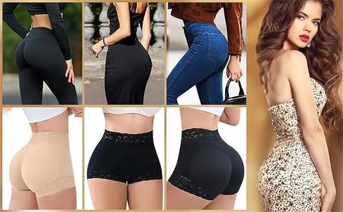 2PCS Women Butt Lifting Panties Lace Classic Daily Wear Body Shaper Butt Lifter Panty Tummy Control Shapewear in Saudi Arabia