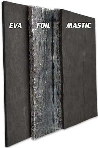 EVA Sound Deadener 7 pc Kit - Die Cut For 1955-1957 Chevrolet Bel Air Interior Noise Insulation in Saudi Arabia