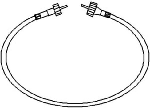 RAParts K955274 New David Brown Tractor Tachometer Cable 990 995 996 in Saudi Arabia