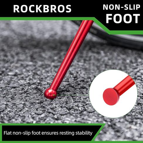 ROCKBROS دراجة مسنده دراجة مسنده لعجلة برومبتون 16 بوصة دراجة قابلة للطي قابل للتعديل مركز جبل دراجة حامل للدراجات الجبلية / دراجة الطريق / دراجة الكبار / دراجة رياضية، أحمر in Saudi Arabia
