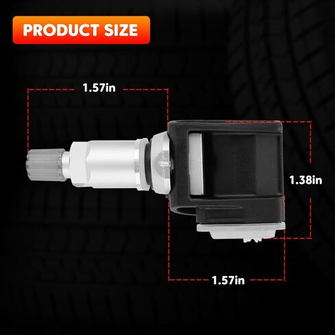مستشعر TPMS، مستشعرات مراقبة ضغط إطارات المقطورة 433 ميجاهرتز متوافقة مع موديلات 2019-2025 جي إم سي تشيفي كاديلاك مع مستشعرات ضغط إطارات المقطورة فقط (رمز RPO XL8)، استبدل 86803857، 4 قطع in Saudi Arabia