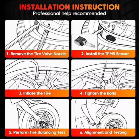 مستشعر TPMS، مستشعرات مراقبة ضغط إطارات المقطورة 433 ميجاهرتز متوافقة مع موديلات 2019-2025 جي إم سي تشيفي كاديلاك مع مستشعرات ضغط إطارات المقطورة فقط (رمز RPO XL8)، استبدل 86803857، 4 قطع in Saudi Arabia