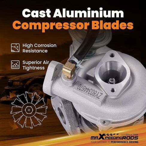 maXpeedingrods VZ21 RHB31 Turbo Turbocharger for Small Engine Snowmobiles Quads Rhino Motorcycle ATV, for Suzuki Alto with YA1 F6AT 21R707-0011-G1, 13900-62D51, Basic VL Series in Saudi Arabia