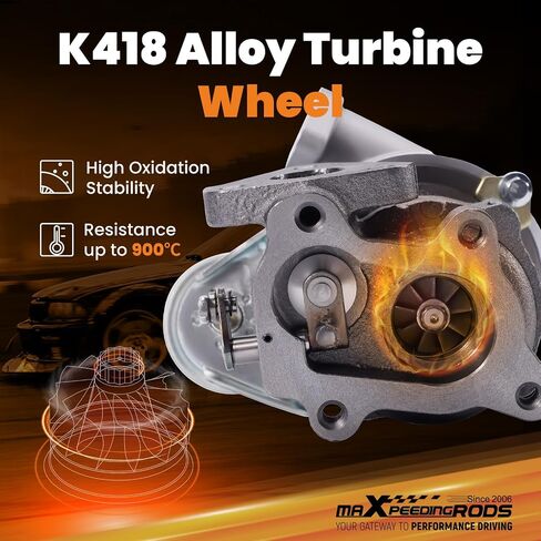 maXpeedingrods VZ21 RHB31 Turbo Turbocharger for Small Engine Snowmobiles Quads Rhino Motorcycle ATV, for Suzuki Alto with YA1 F6AT 21R707-0011-G1, 13900-62D51, Basic VL Series in Saudi Arabia