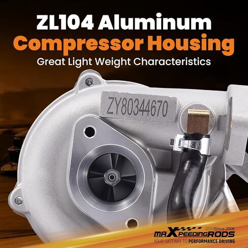 maXpeedingrods VZ21 RHB31 Turbo Turbocharger for Small Engine Snowmobiles Quads Rhino Motorcycle ATV, for Suzuki Alto with YA1 F6AT 21R707-0011-G1, 13900-62D51, Basic VL Series in Saudi Arabia