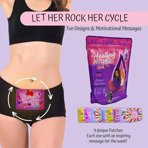 Period Kit for Tweens - First Period Kit for Girls 9-12 10-14 for School- Comfort Fit Feminine Pads Designed for Tween Teens Needs- Period Bags for Teen (Green) in Kuwait