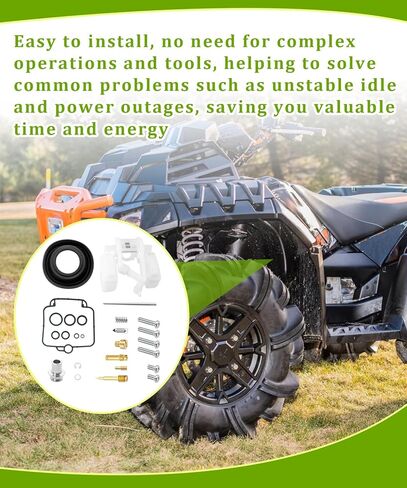 طقم إصلاح إعادة بناء المكربن ​​Carb متوافق مع Polaris Sportsman 500 4x4 HO 2001-2012 in Kuwait