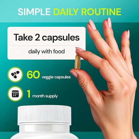 الجسم الرئيس التنفيذي دعم صحة الكبد - مستخلص شوك الحليب والكركم والخرشوف - التخلص من السموم وتخفيف الانتفاخ والطاقة النظيفة لعملية التمثيل الغذائي والهضم ووظيفة الكبد - 60 كبسولة نباتية in Kuwait