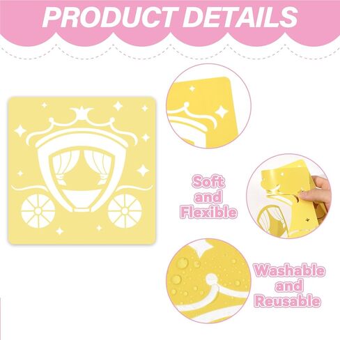 36pcs Ocean Animal Drawing Stencils for Kids 8 Inch Sidewalk Chalk Stencils Painting Large Washable Reusable Sea Animal Themed Primary Shape Template for Kids Toddlers Preschool in Kuwait