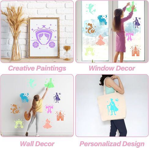 36pcs Ocean Animal Drawing Stencils for Kids 8 Inch Sidewalk Chalk Stencils Painting Large Washable Reusable Sea Animal Themed Primary Shape Template for Kids Toddlers Preschool in Kuwait