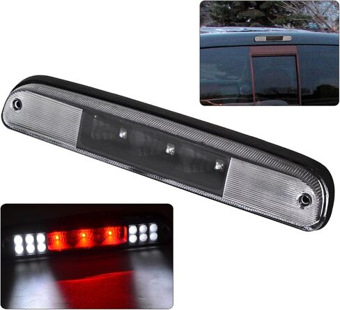 AJP Distributors LED 3rd Third Brake Rear Roof Stop Light Bar For 1993-2011 Ford Ranger/for 1999-2016 F250 F350 F450 F550 Super Duty (Chrome Housing Clear Lens) in Saudi Arabia