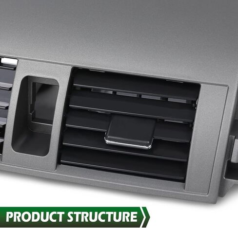 LQI Center Dash Radio Bezel AC Air Vents Upper Trim Compatible with Toyota Camry 2002 2003 2004 2005 2006 Gray in Saudi Arabia