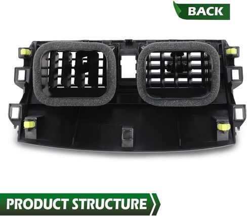 LQI Center Dash Radio Bezel AC Air Vents Upper Trim Compatible with Toyota Camry 2002 2003 2004 2005 2006 Gray in Saudi Arabia