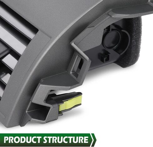 LQI Center Dash Radio Bezel AC Air Vents Upper Trim Compatible with Toyota Camry 2002 2003 2004 2005 2006 Gray in Saudi Arabia