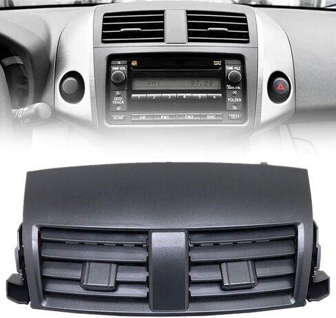 Center Dash A/C Outlet Air Vent Panel Cover 55670-42060-B0 55670-0R010-B0 Fit for Toyota RAV4 Base Limited Sport 2.4L L4 2006-2008 2.5L L4 2009-2012 Center Grille in Saudi Arabia