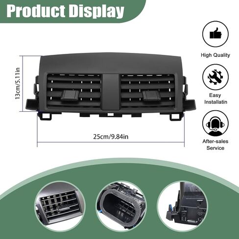 Center Dash A/C Outlet Air Vent Panel Cover 55670-42060-B0 55670-0R010-B0 Fit for Toyota RAV4 Base Limited Sport 2.4L L4 2006-2008 2.5L L4 2009-2012 Center Grille in Saudi Arabia