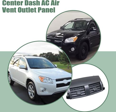 Center Dash A/C Outlet Air Vent Panel Cover 55670-42060-B0 55670-0R010-B0 Fit for Toyota RAV4 Base Limited Sport 2.4L L4 2006-2008 2.5L L4 2009-2012 Center Grille in Saudi Arabia