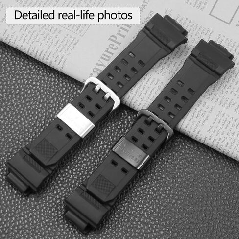Watchband Compatible with Casio 10455201 Replacement Resin Band Rangeman GW-9400 GW9400 Watch Strap in Saudi Arabia