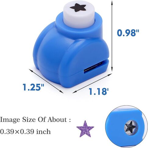 Craft Punches 20pcs, Katfort Hole Punch Shapes 20 Patterns, Craft Hole Punch Shapes, Shape Paper Punch Set for Crafts for Adults for DIY Scrapbooking Nail Art Craft Punchers Supplies in Saudi Arabia