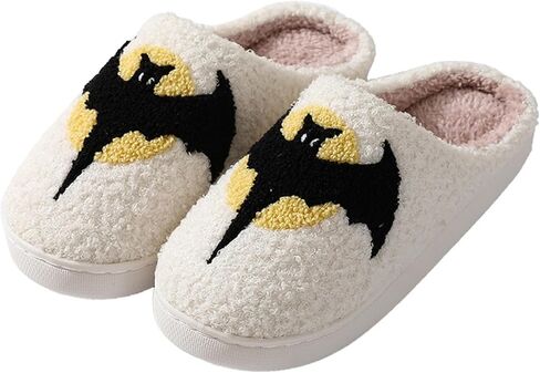 Womens Mens Slippers Halloween Christmas Cute Cartoon Pattern Slipper Anti-slip Design Cozy Indoor House Winter Shoes Soft Plush Warm Slippers Gifts for Girlfriend in Saudi Arabia