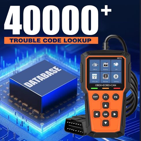 OBD2 Scanner Car Diagnostic Tool Check Engine Light Car Code Reader Clear Error Codes OBDII Scanner with Battery Test in Saudi Arabia