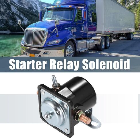 uxcell Universal Card Car Starter Solenoid Switch Relay Intermittent Duty 6 Volt DC Contactor Solenoid Control Relay Switch 3 Terminals in Saudi Arabia
